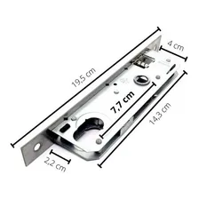 Fechadura Externa Perfil Serralheiro Estreita Aliança F-2400 Foto mini  3