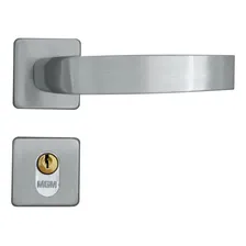 Fechadura Externa Torino Roseta Alumínio 68615 Mgm Foto  mini 1