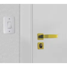 Fechadura Externa Torino Roseta Bronze Latonado 68610 Mgm Foto mini  2