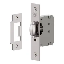 Fechadura Fecho Rolete Trinco Porta Pivoltante Inox Cor Prateado Foto  mini 1