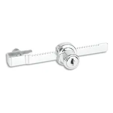 Fechadura Gold Vitrine 140mm Cromada Foto mini 1