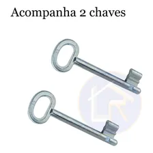 Fechadura Hamburguesa Porta Lado Direito Aço Loth Branca Cor Branco Foto mini 4