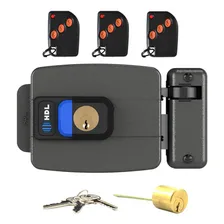 Fechadura Hdl C90 Botão Com Acionamento Por Controle Remoto Foto  mini 1