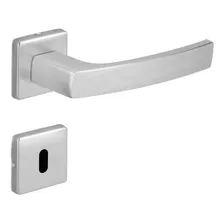 Fechadura Imab Mani Roseta Quadrada Escovada 55mm Interno Foto  mini 1