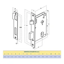 Fechadura Inox Premium Externa Er 2600/71 Aliança Foto mini 2