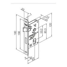 Fechadura Interna Aço Zamac Vic 930-80 Com Roseta Fg Foto mini  3