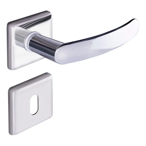 Fechadura Interna Quadrada Premium Inox Aliança Cor ALIANÇA Foto 1