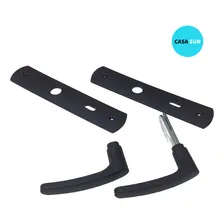 Fechadura Ipanema Reta Soprano Interno Banheiro Preto Esp27 Foto mini 3