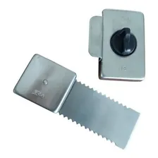 Fechadura Jbm Fc2 Vidro Correr Trilho 20cm Interna Aço Inox Cor INOX ESCOVADO Foto mini  3