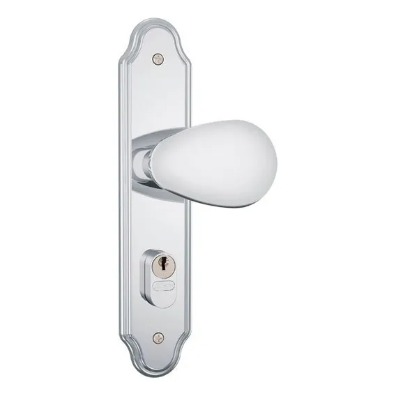 Fechadura P/ Porta Stam 803/10 Cromado Externa C/ 2 Chaves Foto 1