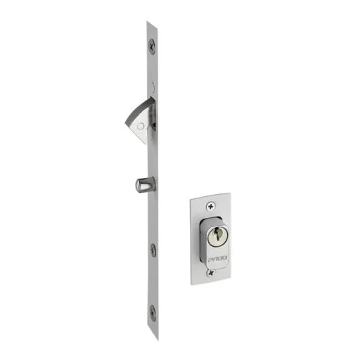 Fechadura Pado 450 Zamac Porta Correr Bico Papagaio Cromada Foto 1