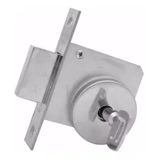 Fechadura Pado Tetra Inox Trava Chave Auxiliar Cromado Polido 1000 Foto  mini 1