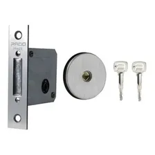 Fechadura Pado Tetra Inox Trava Chave Auxiliar Cromado Polido 1000 Foto mini  2