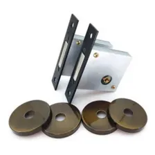 Fechadura Pado Trava 11000 Tetra Chave Auxiliar Bronze 02 Pç Foto mini 3