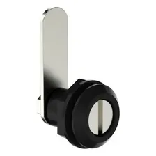 Fechadura Painel Quadro Elétrico Aço Fecho Fenda Lingueta Cor Preto Soprano Foto mini 1