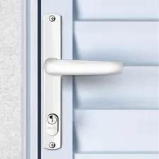 Fechadura Papaiz Porta Alumínio Broca 22mm Mz820 Branco Foto mini  2