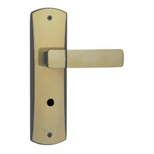 Fechadura Para Banheiro Espelho Aço 40mm Mgm Capri A Foto  mini 1
