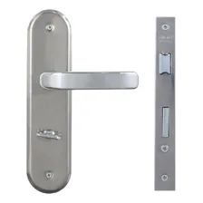Fechadura Para Banheiro Espelho Aço 40mm Mgm Stilo Gj Foto mini 4