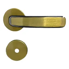 Fechadura Para Banheiro Roseta Aço Mgm Stilo Bronze Ib Foto mini 4