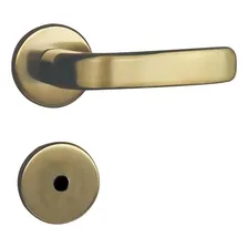 Fechadura Para Banheiro Roseta Aço Mgm Stilo Bronze Ib Foto  mini 1