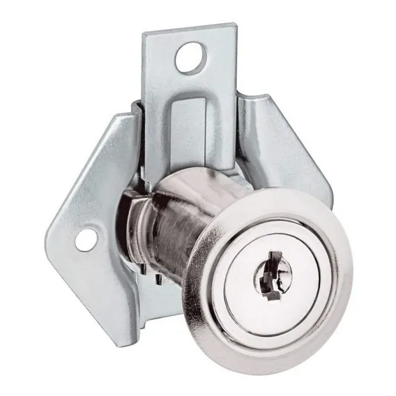 Fechadura Para Gaveta Armário Stam 302 31mm Niquelada Cor Cromado Foto 1