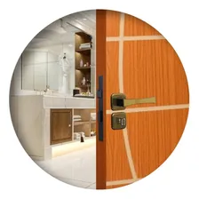 Fechadura Para Porta Banheiro Wc Paris Bronze 40 Mm - Mgm Cor Latonado Foto mini  3
