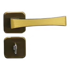 Fechadura Para Porta Banheiro Wc Paris Bronze 40 Mm - Mgm Cor Latonado Foto mini  2