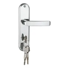 Fechadura para porta chave Fechadura Soprano pali Fechadura Soprano Externa direita/esquerda cor cromado acabamento cromado com trinco tetra Foto mini 1