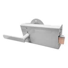 Fechadura Para Porta Corta Fogo e Saída De Emergência Branca Foto  mini 1