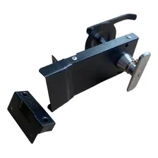 Fechadura Para Porta Corta Fogo Sobrepor C/chave Cor Preto Foto  mini 1