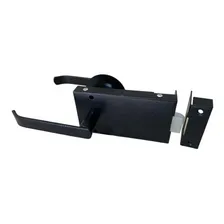 Fechadura Para Porta Corta Fogo Sobrepor S/chave Cor Preto Foto  mini 1
