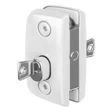 Fechadura Para Porta Vidro De Abrir Blindex 1520 Branca Foto  mini 1