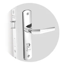 Fechadura Popline Externa Esp26 Py53 Cromado - Soprano Foto mini 1