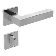 Fechadura Porta Banheiro Home Ix420 40mm Inox Escovado Stam Foto mini 1