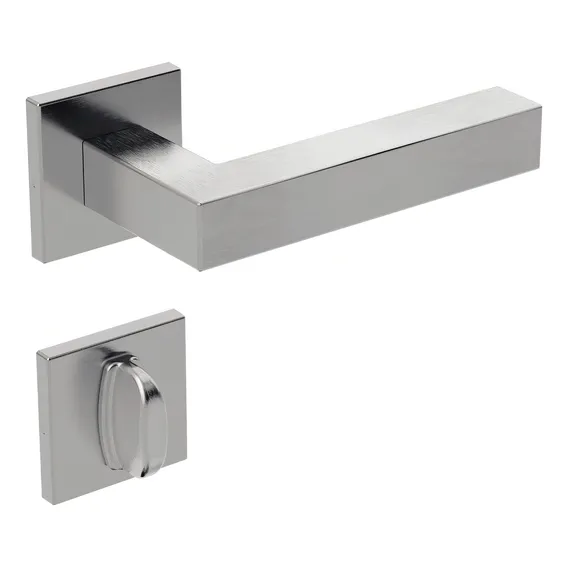 Fechadura Porta Banheiro Home Ix420 40mm Inox Escovado Stam Foto 1
