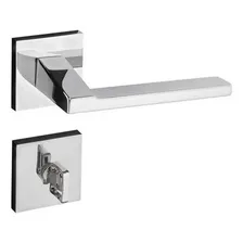 Fechadura Porta Banheiro Pado Cromado Roseta Chopin 279-55pb Foto  mini 1