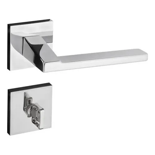 Fechadura Porta Banheiro Pado Cromado Roseta Chopin 279-55pb Foto 1