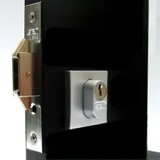 Fechadura Porta De Correr 1006 Inox Escovado Quadrada Stam Foto mini 4