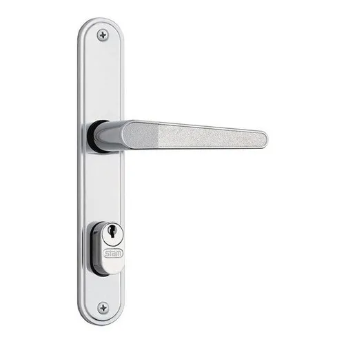Fechadura Porta Ferro Perfil 20mm Estreito 601-602/03 Stam Cor Inox Foto 1