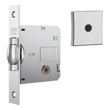 Fechadura Rolete Pivotante Stam 1005 Cromada Tetra Quadrada Foto mini 1