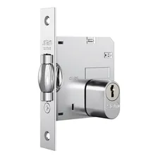 Fechadura Rolete Porta Pivotante 1005 Cromada Quadrada Stam Foto mini 4