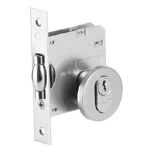 Fechadura Rolete Porta Pivotante - Stam Cromada Foto mini 1