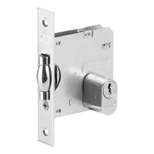 Fechadura Rolete Porta Pivotante - Stam Cromada Cor Quadrada Polida Foto mini 4