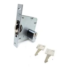 Fechadura Rolete Stam 1005 Pivotante Roseta Redonda Inox Foto mini 1