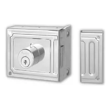 Fechadura Sobrepor Haga - 0335 Abnt - Inox Cor Cromado Foto mini 4