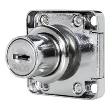 Fechadura Sobrepor Quadra Para Gaveta Fqsg-22 Cromado Bcwt Foto mini 1