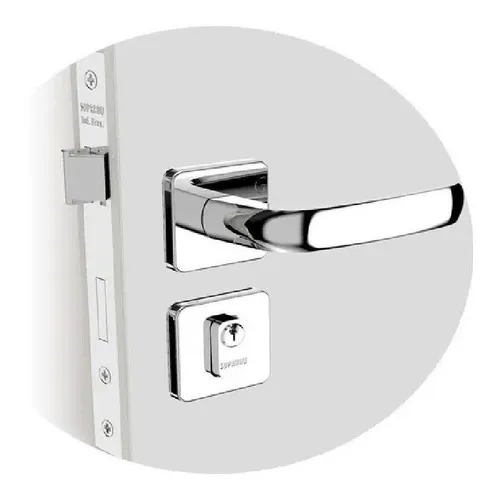 Fechadura Soprano Icaroway Externa Cromada Ros24 (40x53 Foto 1