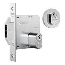 Fechadura Stam 1006 Ros. R Inox Escovado Porta Bater/correr Foto mini 1