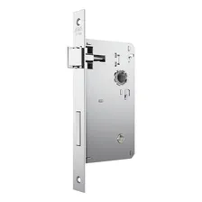 Fechadura Stam 1620/35 Inox Cromada Banheiro Wc Máquina 55mm Foto mini 2