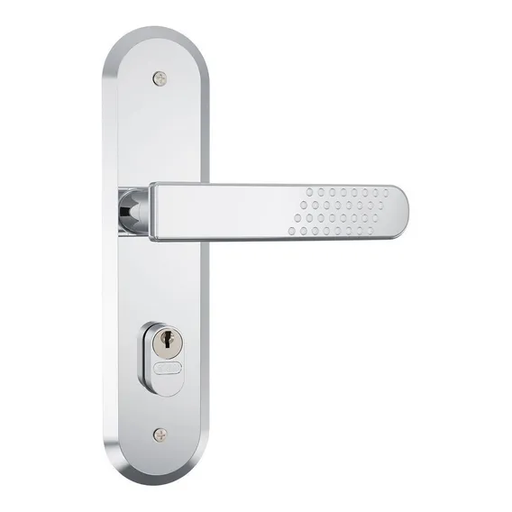 Fechadura Stam 1801/21 Inox Cromada Externa Cilindro Foto 1